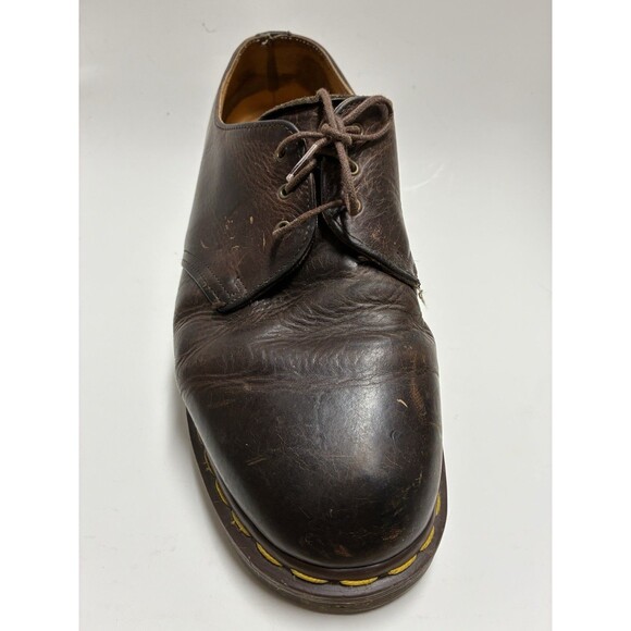 VINTAGE Doc Martens Oxford Shoes Made in England Leather Mens 11 Brown Oxford main image 6